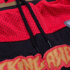 A close up of a FUCKING AWESOME basketball shorts