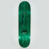 The FUCKING AWESOME LOUIE TERROR NOVA is a green skateboard deck with a wood grain pattern and "Louis," "Primitive Skate," and Louie Terror graphics near the bottom center.