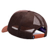 The awesome Louie Lopez FUCKING AWESOME scorpion embroidered snapback trucker hat in brown and orange.