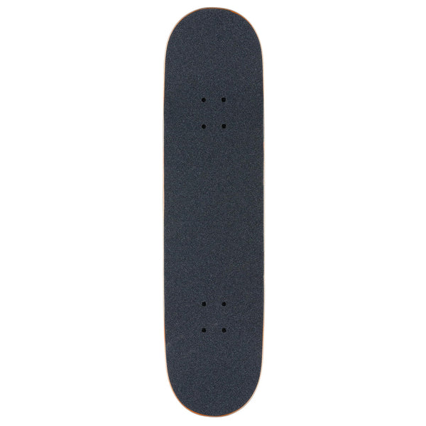 A Habitat Insecta Orange Complete skateboard on a white background.