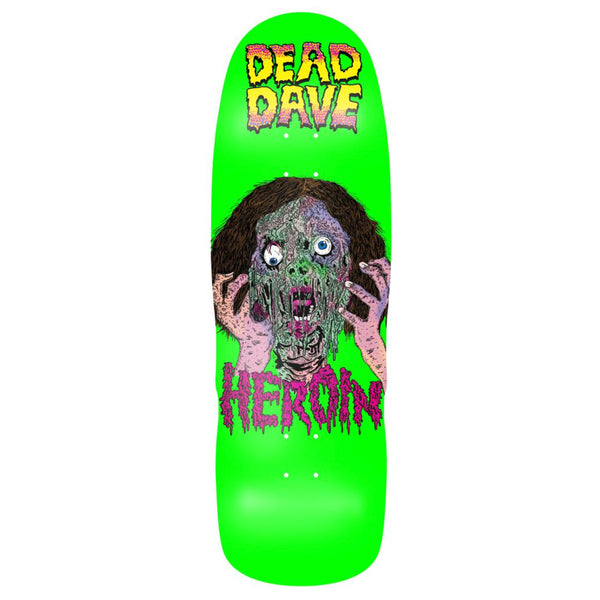dipped oozing face graphic skateboard