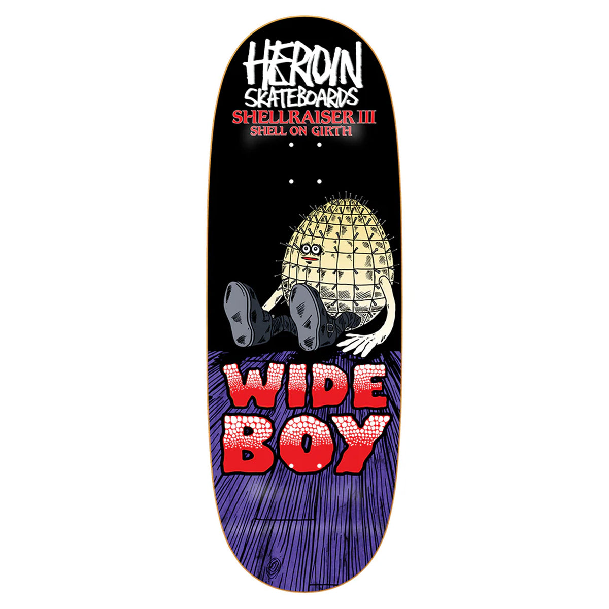HEROIN SHELLRAISER 3 WIDE BOY– Bluetile Skateboards