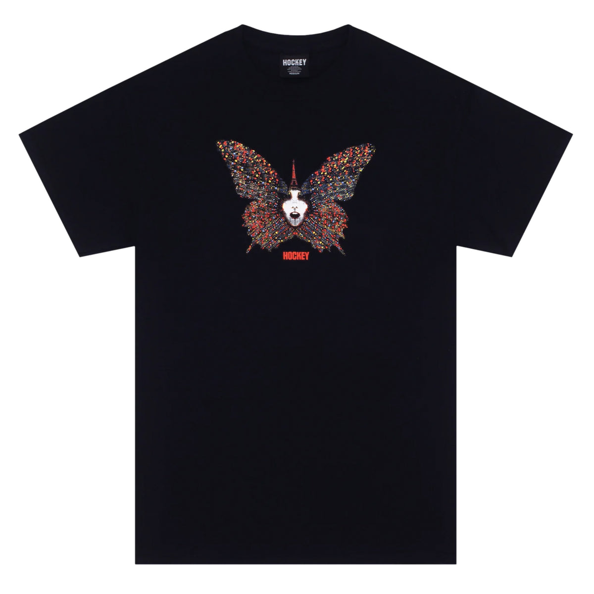 【HOCKEY】 FIREWORK TEE BLUE HOCKEY FIREWORK TEE BLACK– Bluetile Skateboards