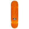 A HOCKEY FITZGERALD RAW MILK skateboard with an orange HOCKEY logo on it.