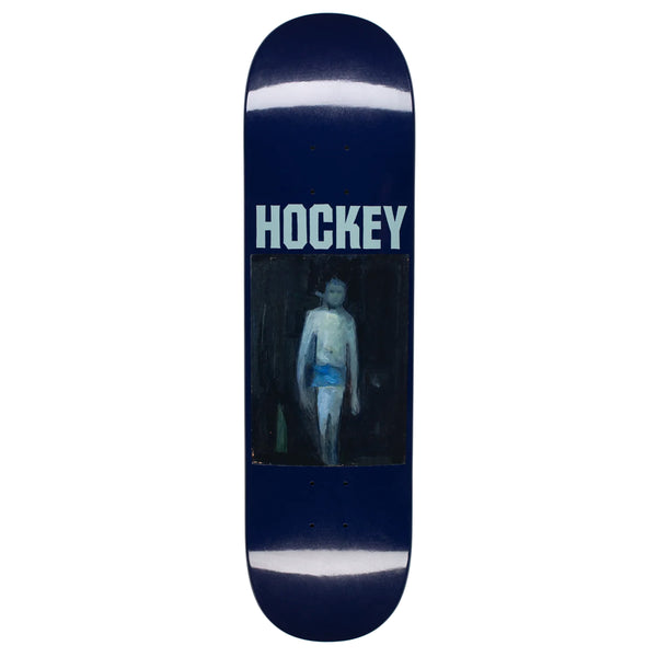 This HOCKEY 8.0 NIK 50% OF ANXIETY skateboard deck features digital print artwork.