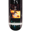 The HOCKEY PANIC TO PEACE skateboard deck, by HOCKEY, features a premium digital print of a burning house. Designed with an optimized wheelbase, it suits both casual skaters and those who enjoy precise hockey-inspired maneuvers.