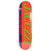 A JACUZZI UNLIMITED FLAVOR skateboard with strong pop and 100% North American Maple.