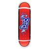 A LIMOSINE BOSERUP BONESAW skateboard featuring a blue and red design.