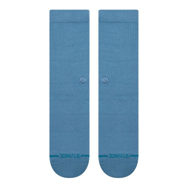 A pair of large blue STANCE SOCKS ICON BLUESTEEL LARGE Stance socks.