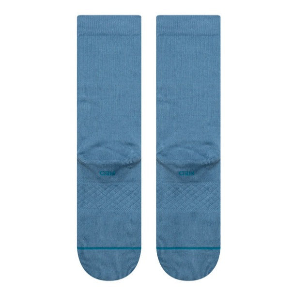 A pair of blue STANCE SOCKS ICON BLUESTEEL LARGE socks.