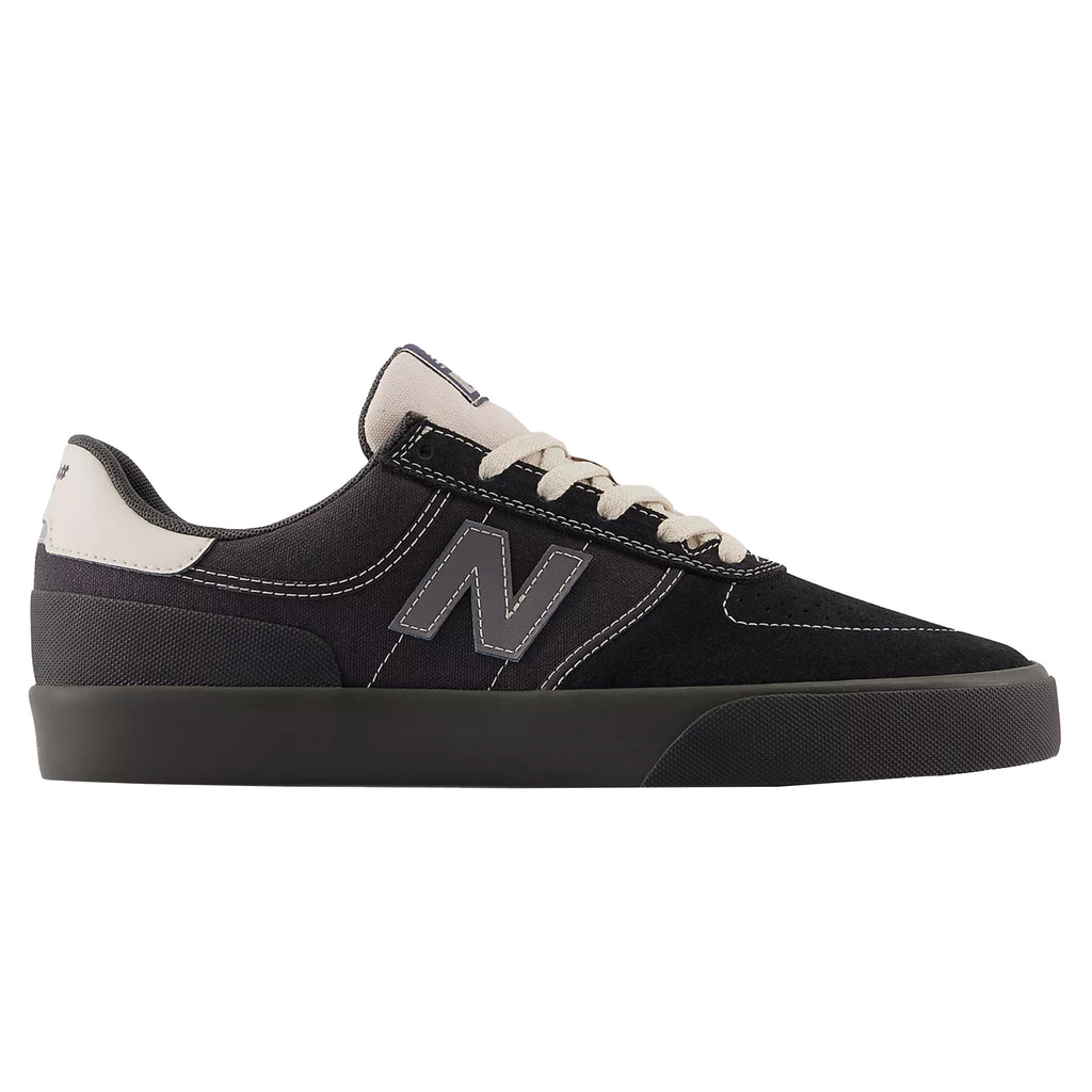 A NB Numeric 272 Black/Sea Salt sneaker with a black sole.