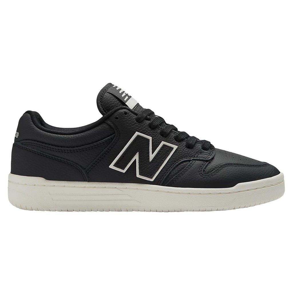 NB NUMERIC sneakers in black and white (NB NUMERIC 480 "YIN" BLACK / SEA SALT).