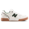 NB NUMERIC KNOX 600 WHITE / GUM men's shoes in white and green.