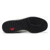 The NB NUMERIC 440 V2 WHITE / BLACK features a cupsole with black tread and a red New Balance logo near the heel, offering the perfect grip and style for everyday skaters.