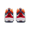 Rear view of NIKE SB ISHOD 2 AIR MAX UNIVERSITY RED / BLACK-AMARILLO-NAVY skate shoes by nike, with a multicolor design in red, black, amarillo, and navy, plus signature Air Max cushioning for comfort.