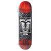 A 7-ply skateboard deck with the word OPERA PERELSON NO EVIL on it made from North American Maple.