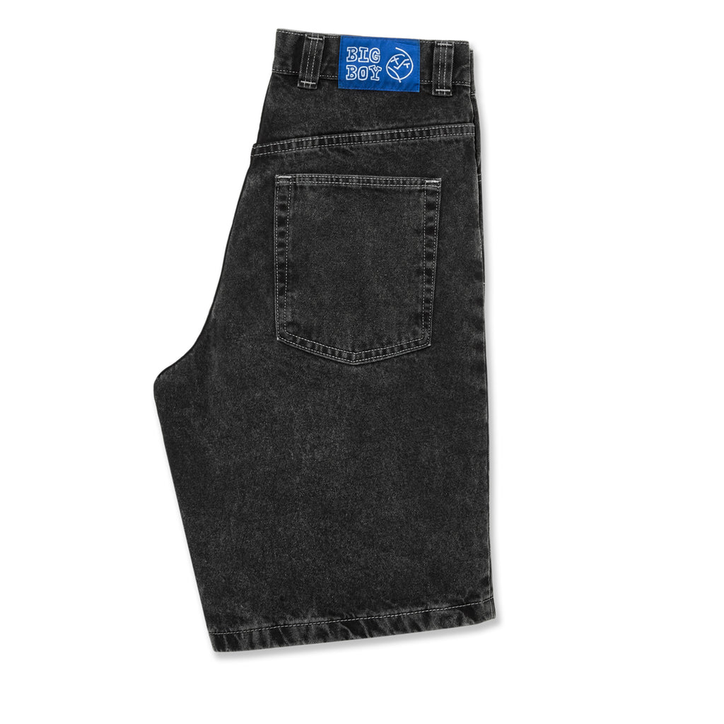 POLAR BIG BOY SHORTS DEMIN SILVER BLACK– Bluetile Skateboards