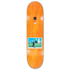 A POLAR skateboard with a picture of a man on it.
