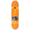 A POLAR skateboard with a black and white image on it.