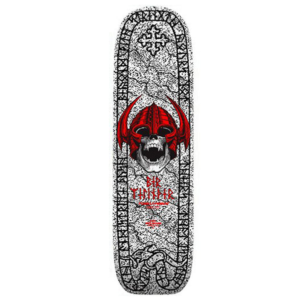 A 7.25" x 27" POWELL PERALTA WELINDER OG FREESTYLE skateboard deck with an image of a skull from POWELL PERALTA.