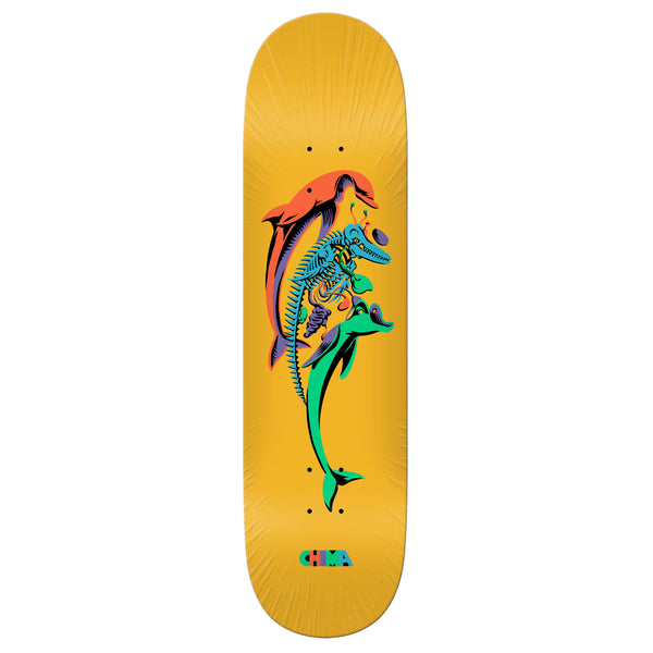 skateboard with dolphin anatomy