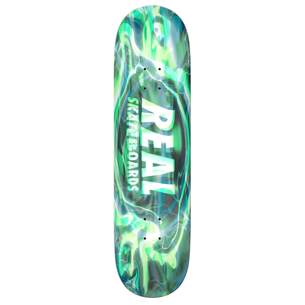 A REAL PSYCHOACTIVE GLOW TRUE FIT skateboard.