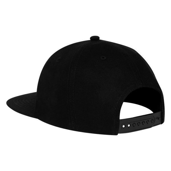 A SCI-FI FANTASY LOGO HAT BLACK/PURPLE on a black background with a sci-fi twist.