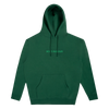 A SCI-FI FANTASY logo hoodie dark green with a logo on it.