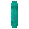 A SCI-FI FANTASY skateboard with a futuristic green and purple design.