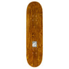 The SCI-FI FANTASY LAY WINDY skateboard deck by SCI-FI FANTASY is an 8.38" natural wood deck featuring a small black-and-white face photo near the center.