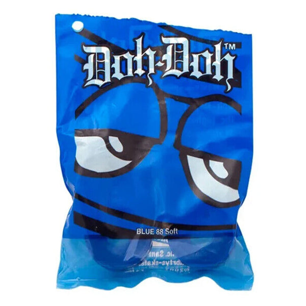 A Shorty's DOH-DOH 88 SOFT BLUE bag with a blue face on it.