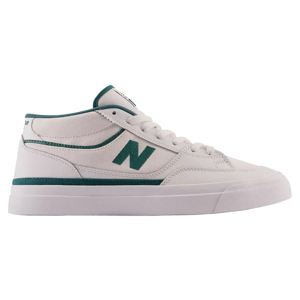A NB NUMERIC 417 FRANKY VILLANI WHITE / VINTAGE TEAL sneaker on a white background.