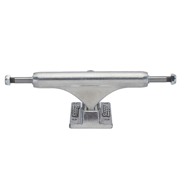 A polished SLAPPY ST1 hollow 8.75 skateboard truck (set of two) on a white background.