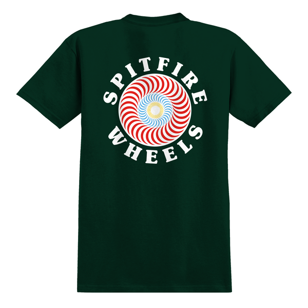 DELUXE SPITFIRE OG CLASSIC FILL TEE FOREST GREEN