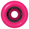 The SPITFIRE O.G. CLASSICS 99A 53MM PINK skateboard wheel features a bright pink design with a black and white "Formula Four" logo, "m86" label, and the classic look around the center hole.