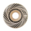 A SPITFIRE FLASH POINT CONICAL FULL 99D 50MM Spitfire skateboard wheel with a black and white design.