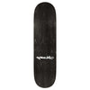 The THERE JESSYKA SHADOWFAX TRU FIT skateboard deck by THERE is 8.06" wide, featuring a visible wood grain and a small white graffiti-style logo by Jessyka Shadowfax at the center.