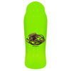 Bright green POWELL PERALTA BONES BRIGADE SERIES 15 HAWK skateboard deck featuring a black and gold dragon graphic with text elements, designed by POWELL PERALTA.