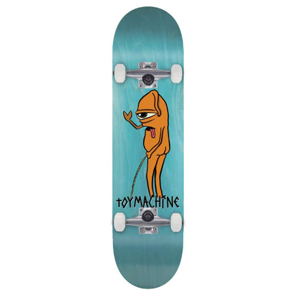 A TOY MACHINE PEE SECT COMPLETE featuring the toy machine brand logo with a graphic of an orange character with fists on a turquoise background.