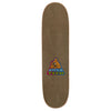 The TOY MACHINE CORDANO RUSSELL HOLY SPIRIT MACHO TECH skateboard deck features a small, colorful animal-face cartoon graphic in the TECH8.75 shape, inspired by TOY MACHINE and designed for Cordano Russell.