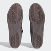 A pair of ADIDAS TYSHAWN CARBON / CORE BLACK / PRELOVED BROWN sneakers on a white background.