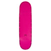 The VIOLET TROY PRO MODEL NUMBER 2 PINK skateboard deck, in size 8.25, showcases black text around the edges with "Violet" prominently displayed at the center, evoking the essence of a Sage Thomas art masterpiece.