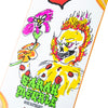 A WKND SARAH MEURLE GOTHAM BERG skateboard with a drawing of a skeleton holding a flower, featuring wheel well cut-outs.