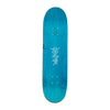 A WKND skateboard with white writing on it, featuring the WKND logo and Tom Karangelov Pro Model.