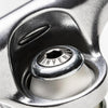 Close-up of the Ace ACE AF1 44 INVERTED HOLLOW skateboard truck shows the metal bolt marked "INVERT" and a white bushing—ideal for rethreading axle nut use.