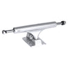 The ACE AF1 44 INVERTED HOLLOW by Ace is a silver skateboard truck with a standard kingpin and hollow axle, featuring rethreading axle nuts. Shown against a white background.