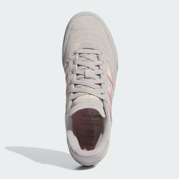 ADIDAS X DIME BUSENITZ VULC 2.0 sneakers in CLEAR GRANITE and pink.
