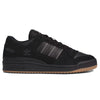 Adidas Forum 84 Low Adv Core Black / Carbon / Grey Three sneakers in black and gum.