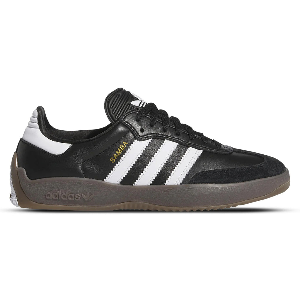 ADIDAS PUIG SAMBA ADV CORE BLACK CLOUD WHITE GUM Bluetile Skateboards