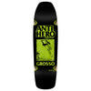 Celebrate Skate Shop Day with the ANTIHERO x SKATE SHOP DAY X GROSSO X LANCE MOUNTAIN BLACK deck, featuring a green graphic of a skateboarder and dog and emblazoned with "Anti Hero Skateboards" and "Grosso," capturing the essence of skate culture.